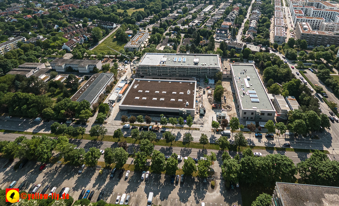 07.06.2023 - Baustelle zur Grundschule am Karl-Marx-Ring in Neuperlach